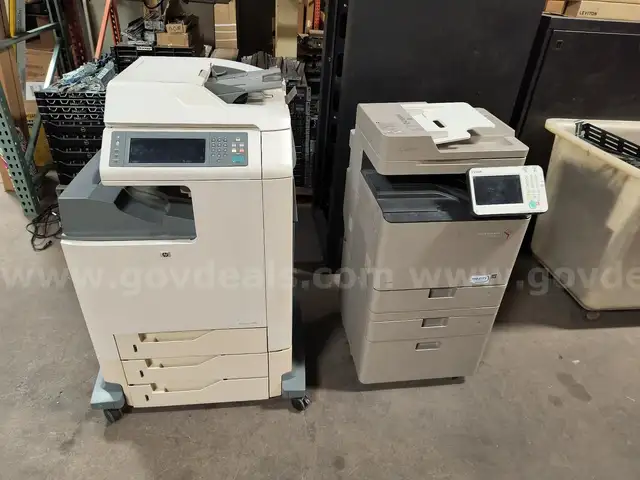 Lot of 2 Copiers - HP and Cannon