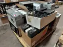 Pallet Lot of Assorted SCRAP Items (UPS Battery Backups, Microwaves, etc etc)