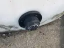 (2) 6100-gallon vertical liquid storage tanks