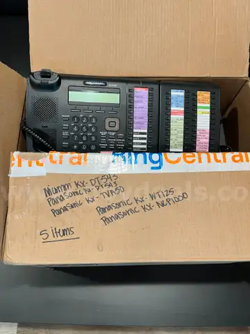 5 Items of different Nicomm KX & Panasonic KX Phones