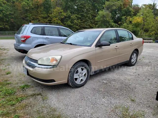 2005 Chevrolet Malibu SEDAN 4-DR, 3.5L V6 OHV 12V.