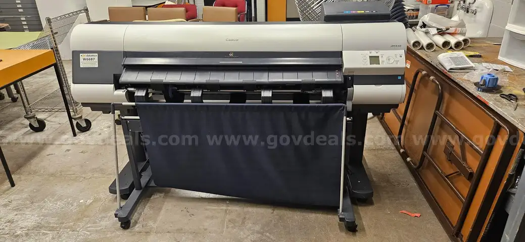 (2) Canon Large Format Plotter iPF830