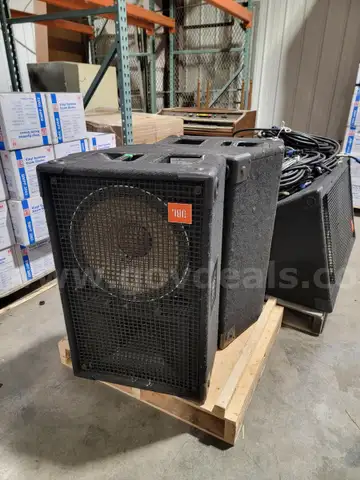 (4) JBL Loudspeakers w/ misc. cables