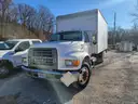 1995 Ford F700 CONVENTIONAL CAB, 7.0L V8. BOX TRUCK 16FT