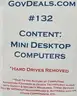 Mini Desktop and Laptop Computers