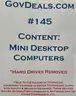 Mini Desktop and Laptop Computers