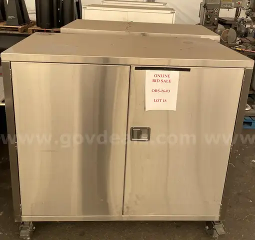 Lot of (4) Storage Cabinets