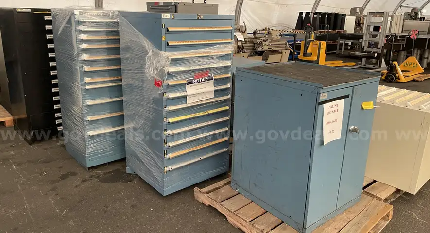 Lot of (11) Vidmar Cabinets