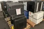 Lot of (13) Protective travel cases