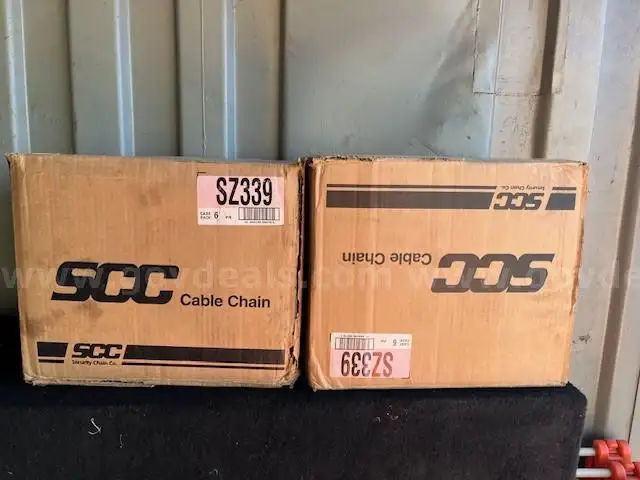 2 cases SCC cable snow chains  part # SZ339