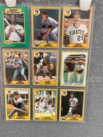 Variety of Baseball Cards Set #1