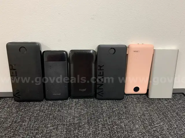 Variety of Power banks and a Portable Charger