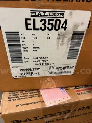 15 electric motors all new in box.