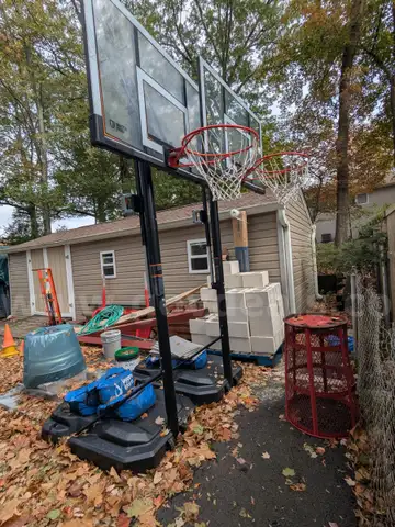 (2) portable basketball nets