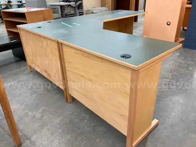 3 Piece Wooden Desk - locally made