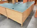 3 Piece Wooden Desk - locally made