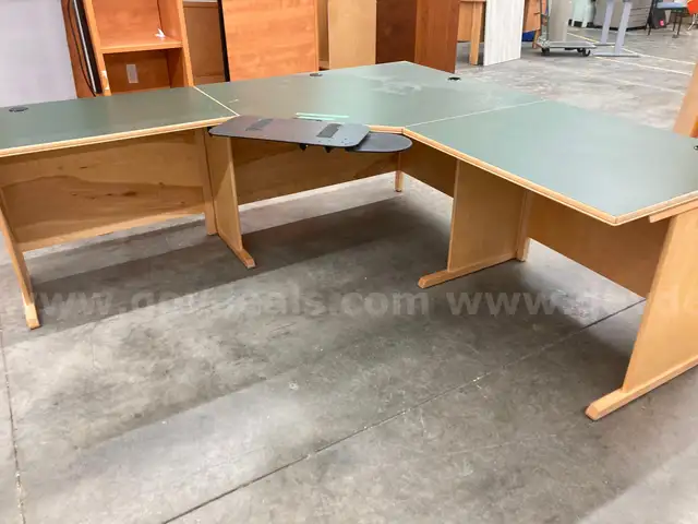 3 Piece Wooden Desk - locally made