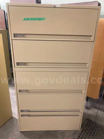 5 door file cabinet