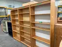 3 book shelves