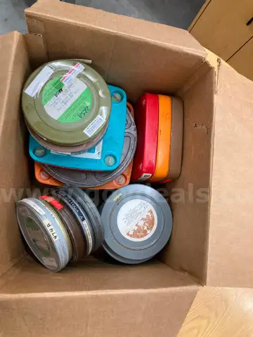Lot #3, 1 Box of Reel to Reel Films(random)