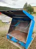 Blue Garbage Cans