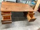 4 Drawer Wood Desk