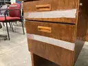 4 Drawer Wood Desk