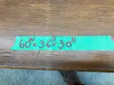 4 Drawer Wood Desk