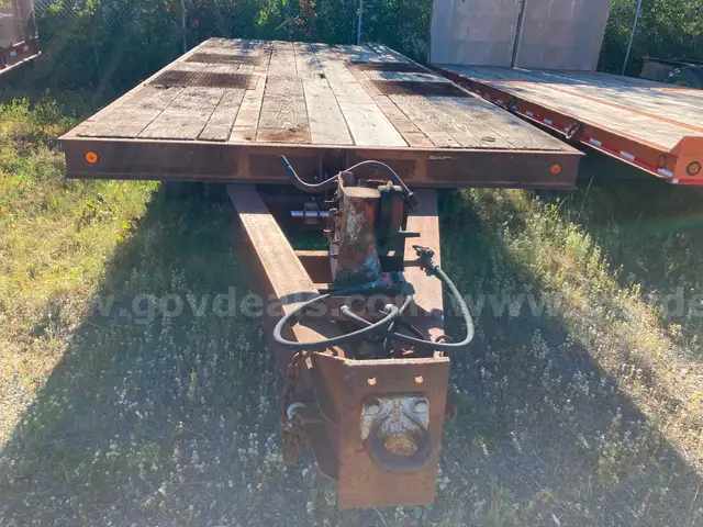1984 Aspen Flatbed Trailer  (Cannot be towed must floated off site)