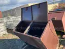 2 Brown Garbage Cans