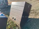 2 Brown Garbage Cans