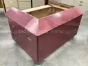2 Wooden boxes with Wheels