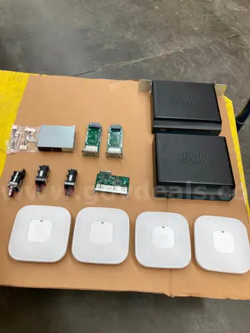 Computer parts/ Cisco Routers and accessories (Lot) - Local Pick-up Only