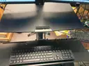 2- 24" Dell LCD Monitors with Ergotron Variadesk and Keyboard- Local pick up only