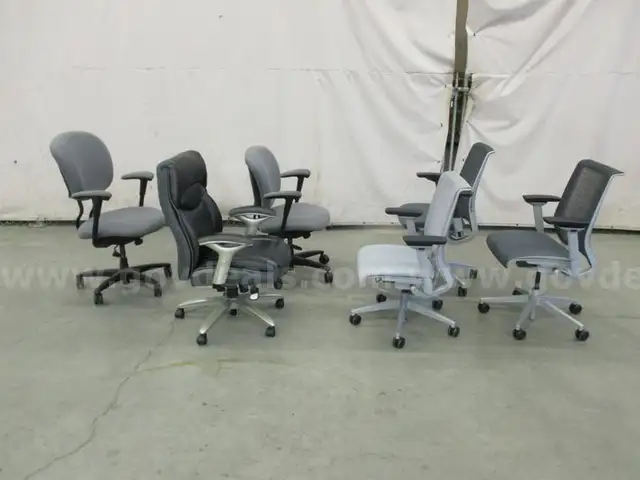 6 Office Chairs - B2