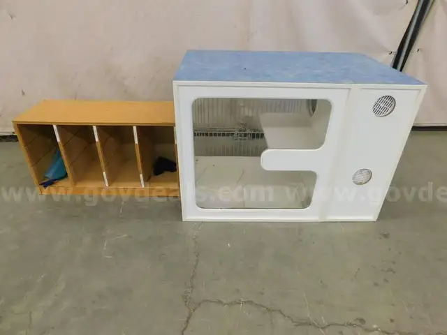 Cat Cage w/ Cabinet - B7