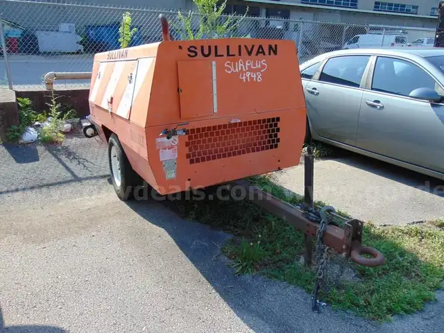 1995 Sullivan Air Compressor Pull Behind - Surplus Lot