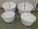 2 Patio Chairs &#x26; Footrests - B2