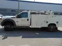 2012 Ford F-550 2 WD Utility Bed Crane Truck - Surplus Lot