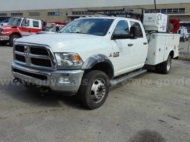 2016 RAM 5500 2 WD Utility Bed Pickup - Surplus Lot