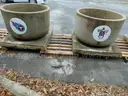 2 Concrete Planters - Surplus Lot