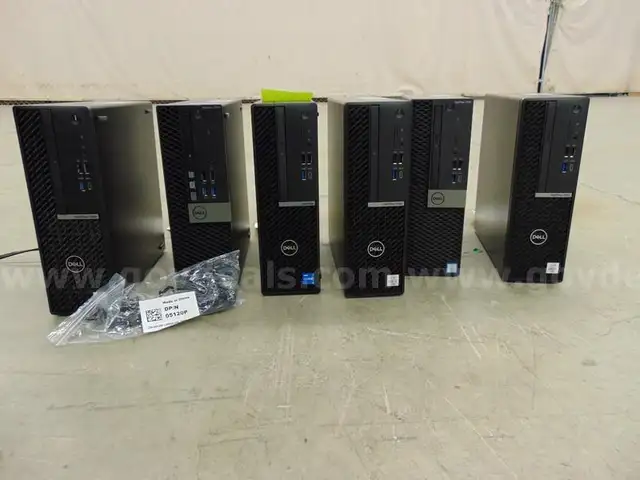 6 Dell Optiplex Computers - A2
