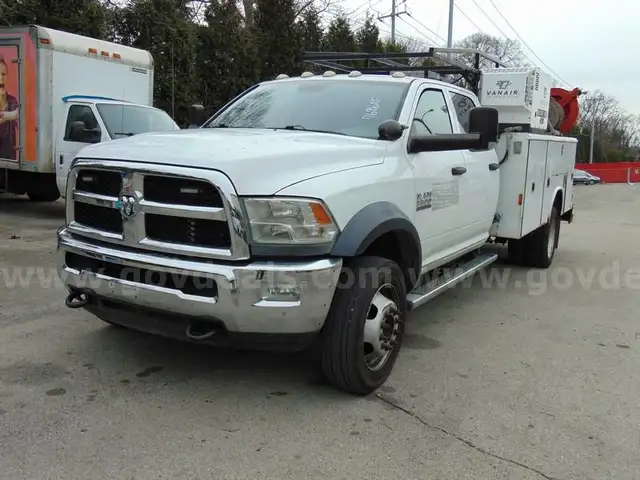 2016 RAM 5500 2 WD Utility Bed Pickup - Surplus Lot