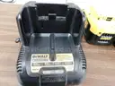 3 Dewalt Batteries & Charger - A12