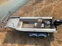 18ft Smithroot Aluminum boat with EZ loader trailer