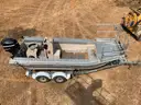 18ft Smithroot Aluminum boat with EZ loader trailer