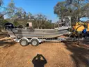 18ft Smithroot Aluminum boat with EZ loader trailer