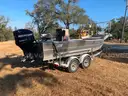 18ft Smithroot Aluminum boat with EZ loader trailer