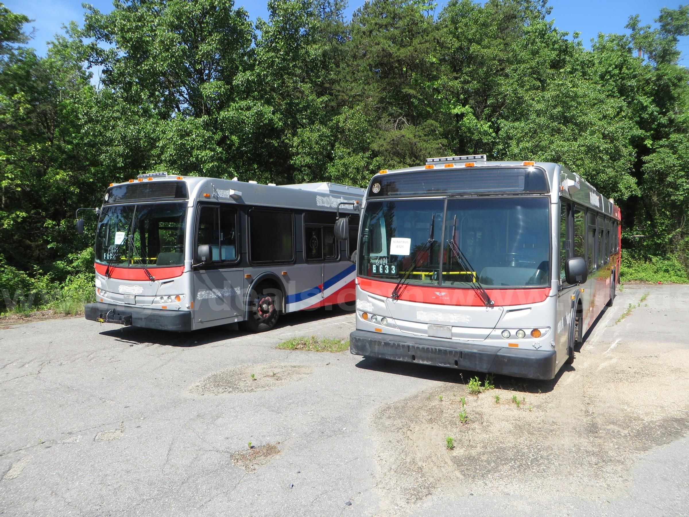 2 New Flyer SCRAP buses | AllSurplus
