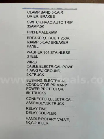 Train Parts accessories